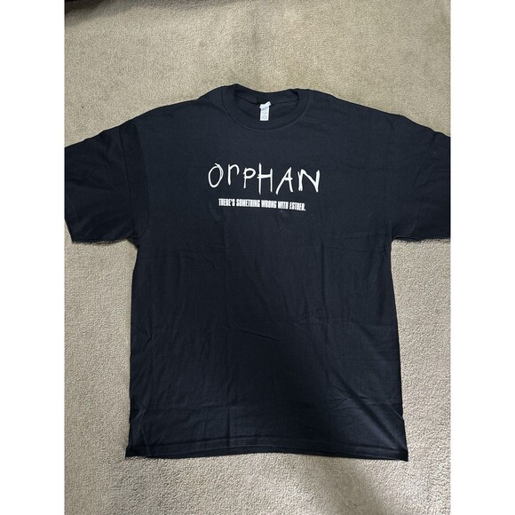 2009 Orphan Horror Movie Promo T Shirt Theres Something Wrong With Esther Rare - Picture 1 of 5
